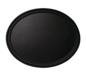 Cambro Camtread ovaal dienblad zwart 60 x 73cm