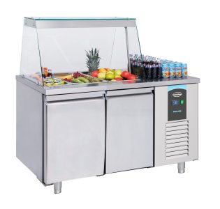 SALADETTE 2 DEURS 3x 1/1 GN PA