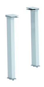 2 STAANDERS TBV GEBOGEN GLAS