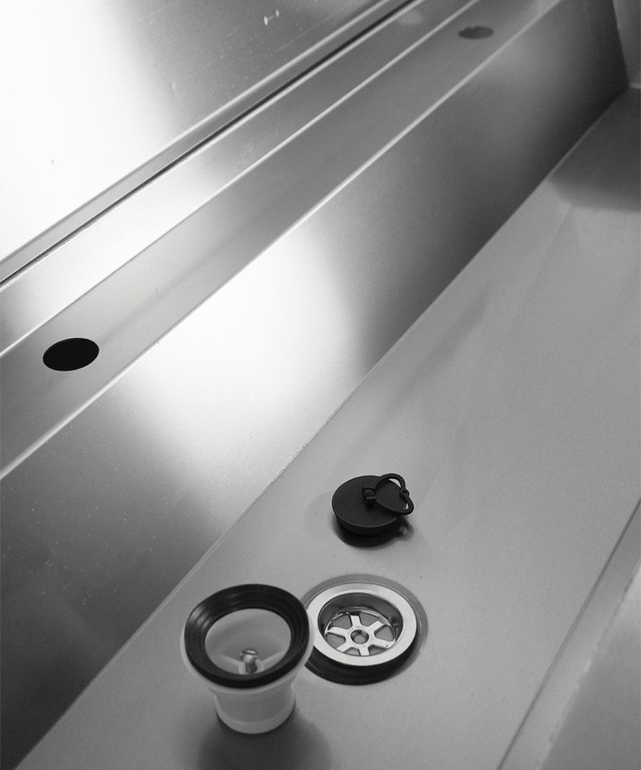 RVS WASBAK 3-KR 1800MM - Afbeelding 8