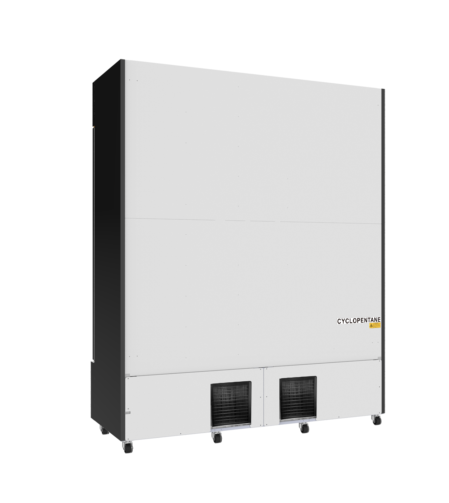 KOELKAST 3 GLASDEUREN ZWART - Afbeelding 3