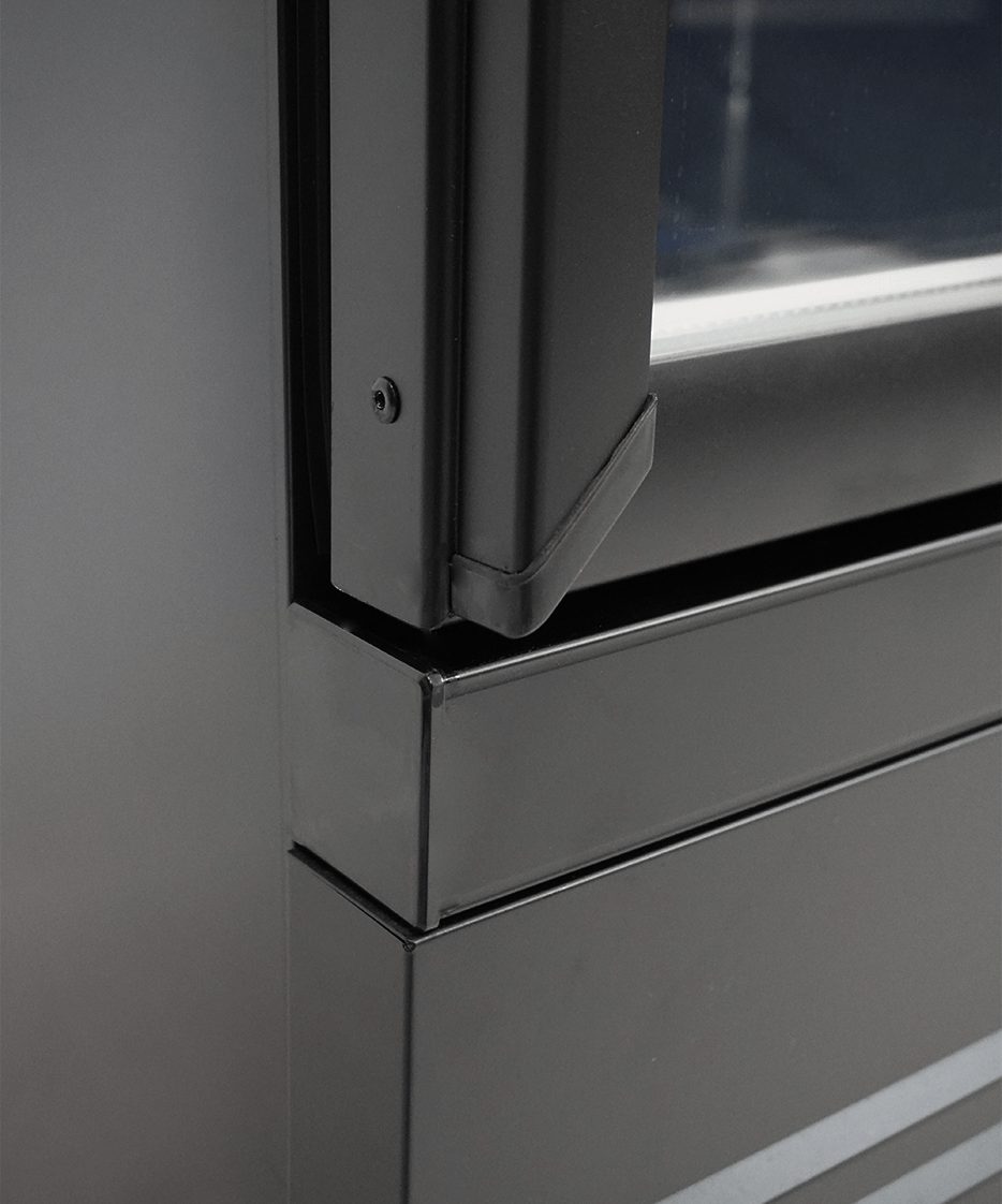 KOELKAST 1 GLASDEUR ZWART - Afbeelding 20