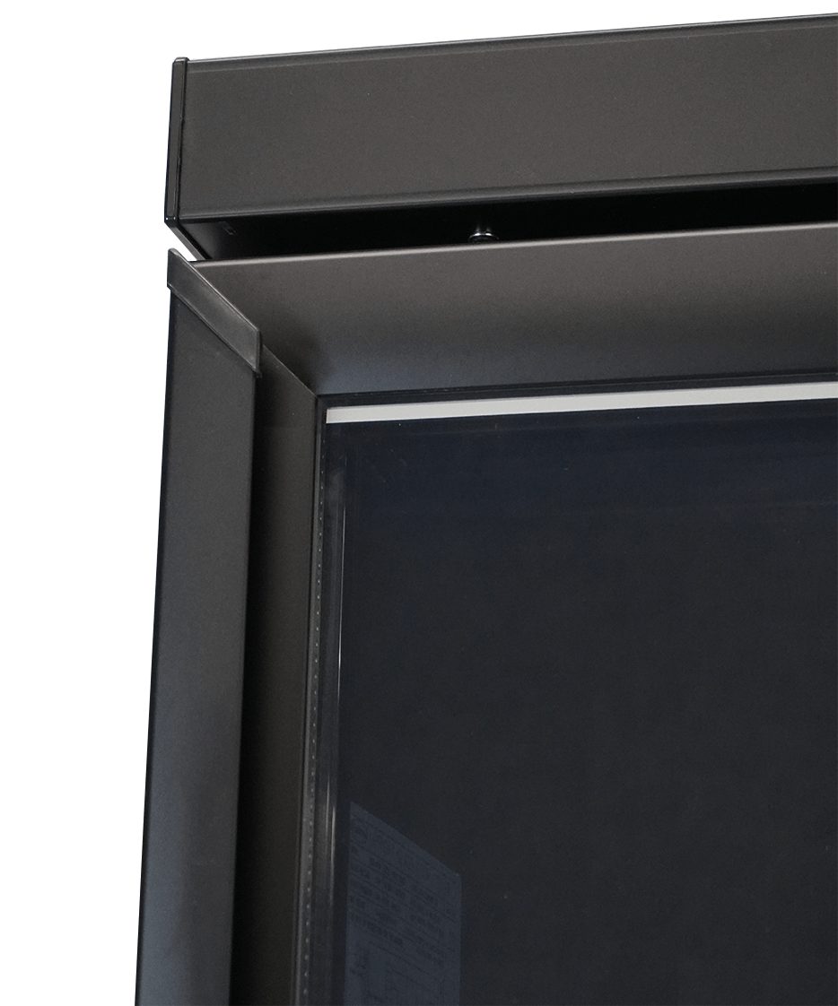 KOELKAST 1 GLASDEUR ZWART - Afbeelding 21