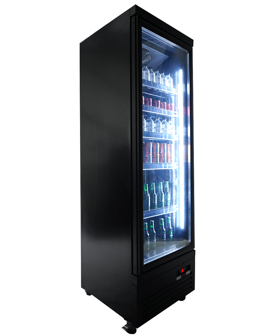 KOELKAST 1 GLASDEUR ZWART - Afbeelding 26