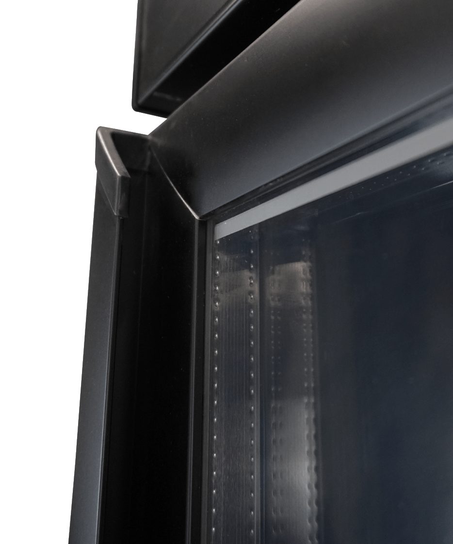 KOELKAST 1 GLASDEUR ZWART - Afbeelding 17