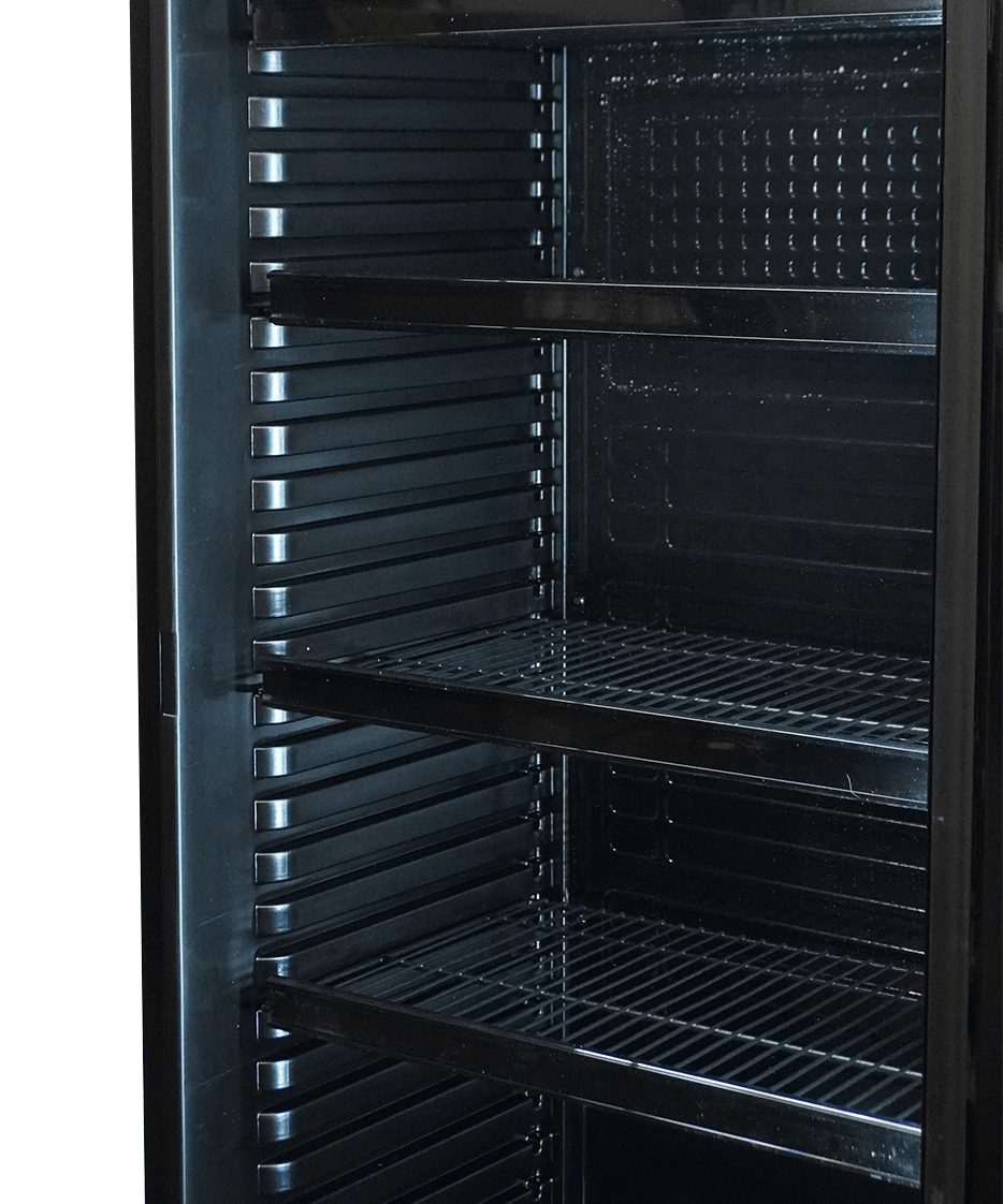 KOELKAST GLASDEUR 450L ZWART - Afbeelding 11