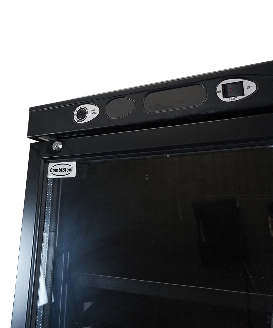 KOELKAST GLASDEUR 382L ZWART - Afbeelding 11