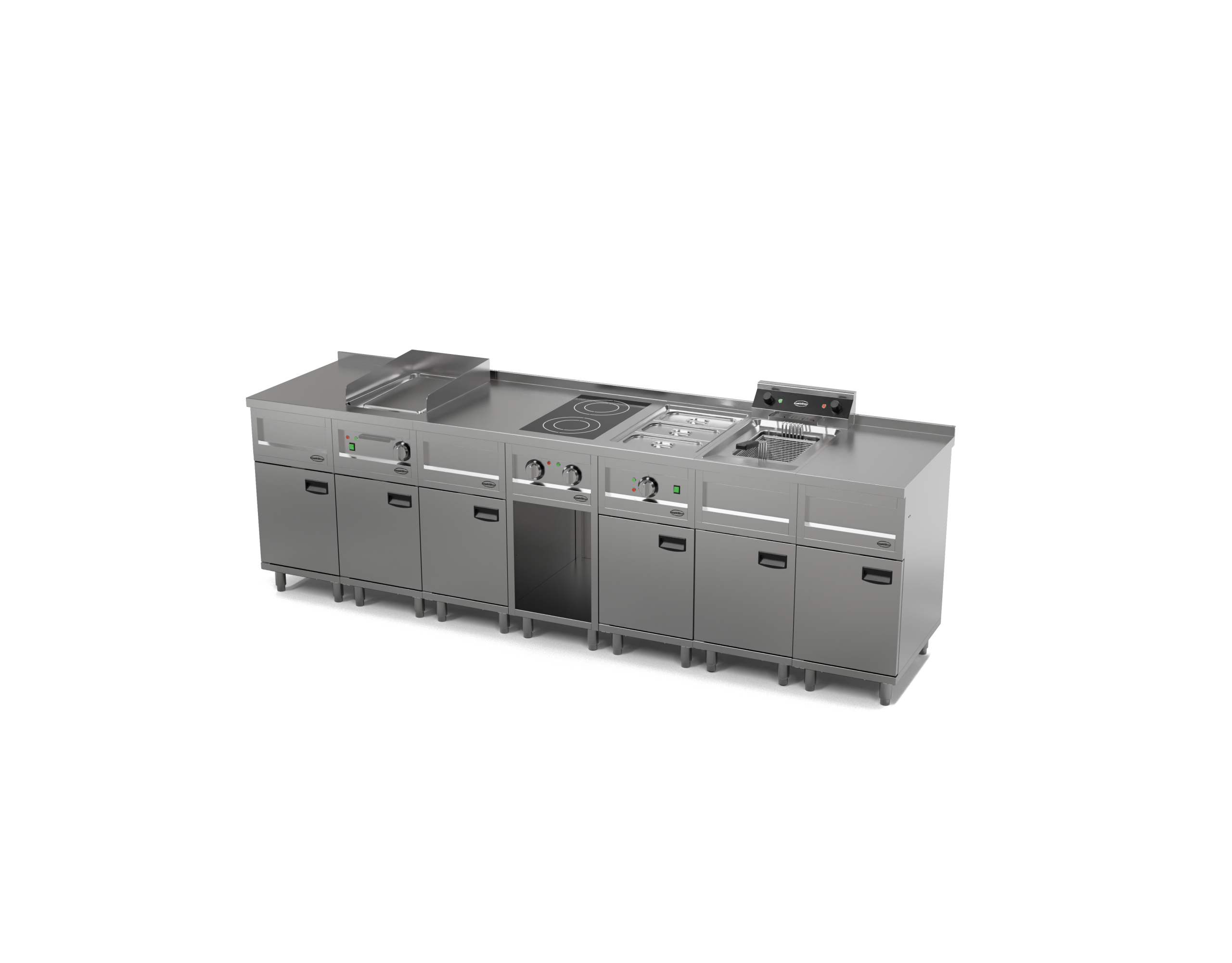 FRITEUSE STAAND 1X12L 9KW - Afbeelding 3