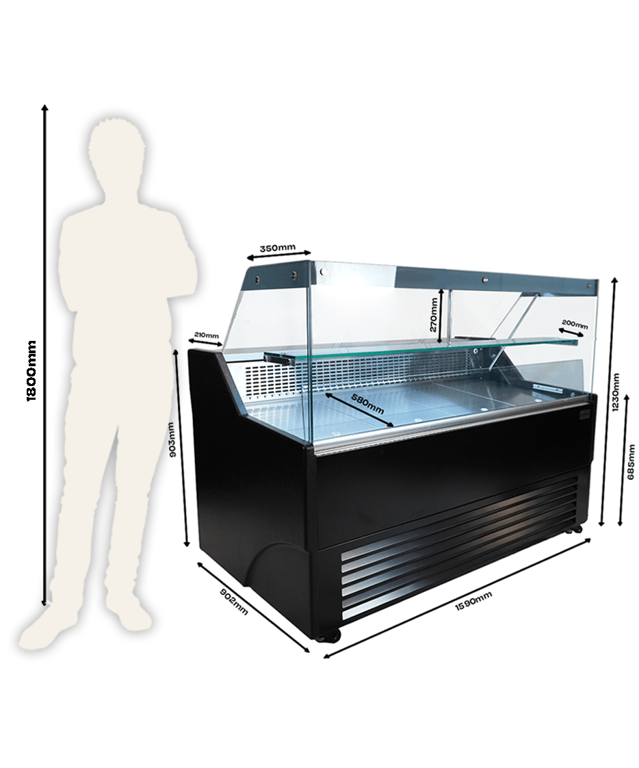 KOELVITRINE WESLEY 1.5 - Afbeelding 15