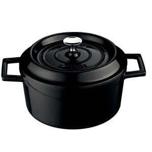 GIETIJZEREN BRAADPAN Ø32 ZWART