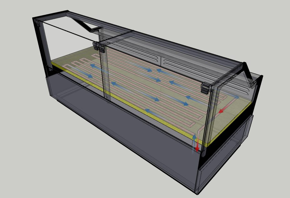 KOELVITRINE PLAATKOELING 4.0 - Afbeelding 6