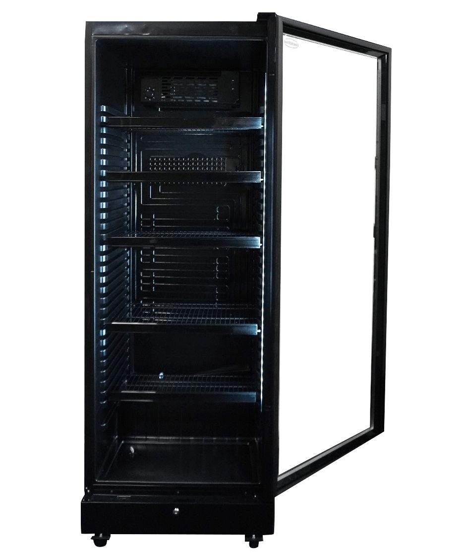 KOELKAST GLASDEUR 450L ZWART - Afbeelding 6