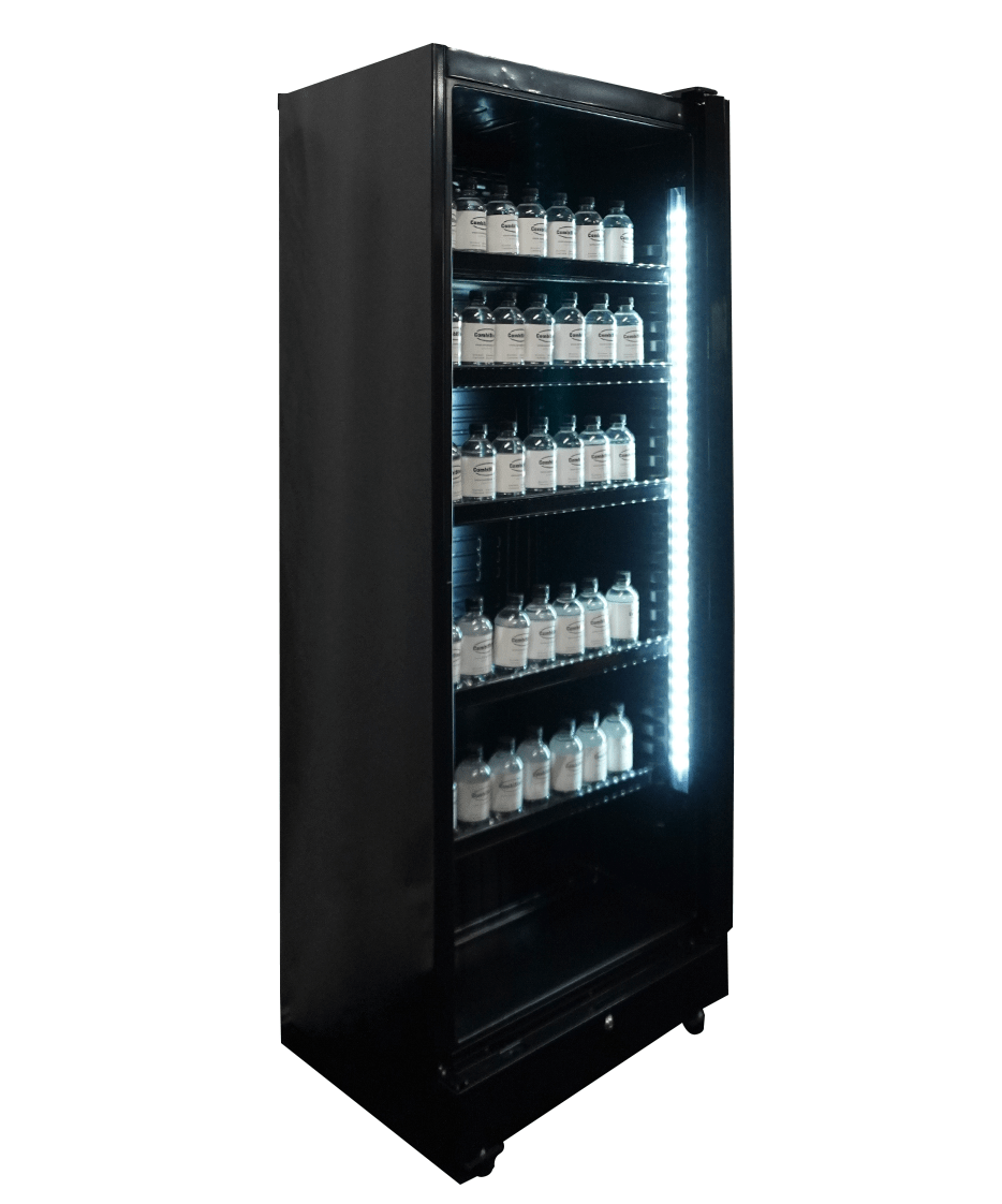 KOELKAST GLASDEUR 450L ZWART - Afbeelding 4