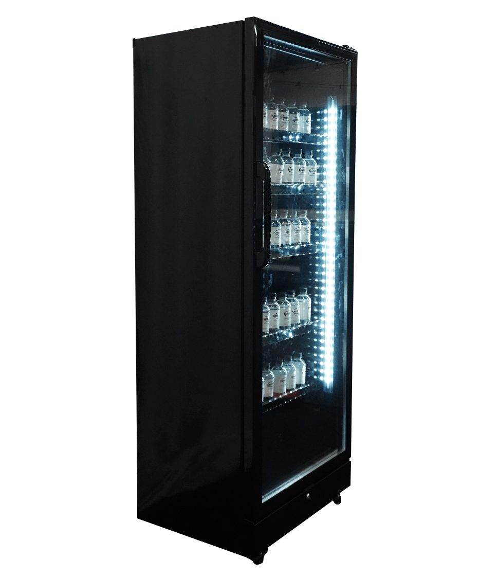KOELKAST GLASDEUR 450L ZWART - Afbeelding 8