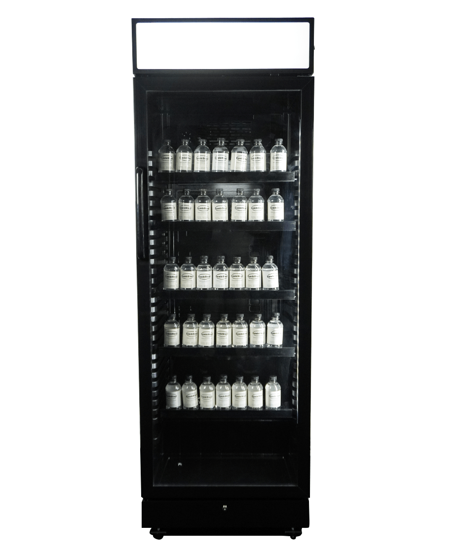 KOELKAST GLASDEUR 450L ZWART - Afbeelding 4