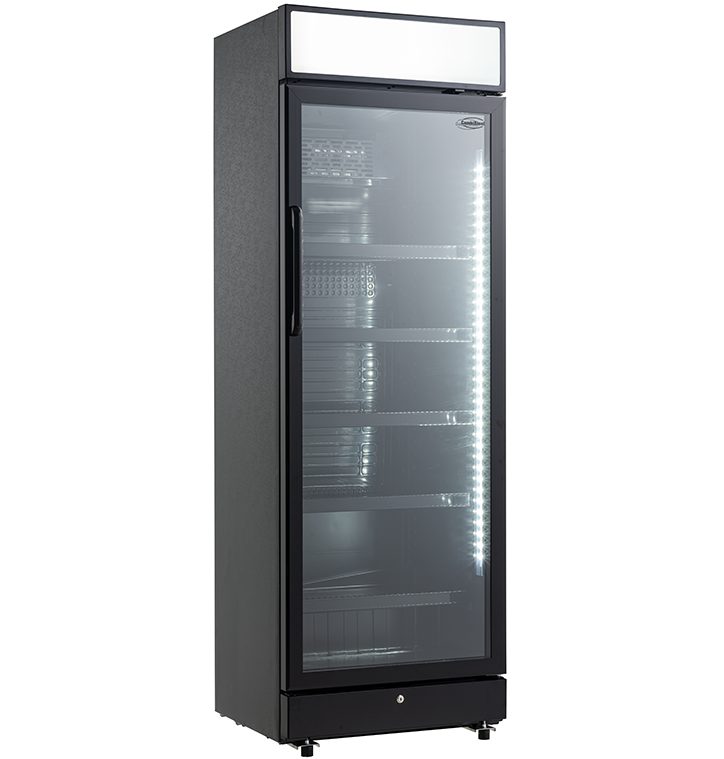 KOELKAST GLASDEUR 450L ZWART - Afbeelding 17