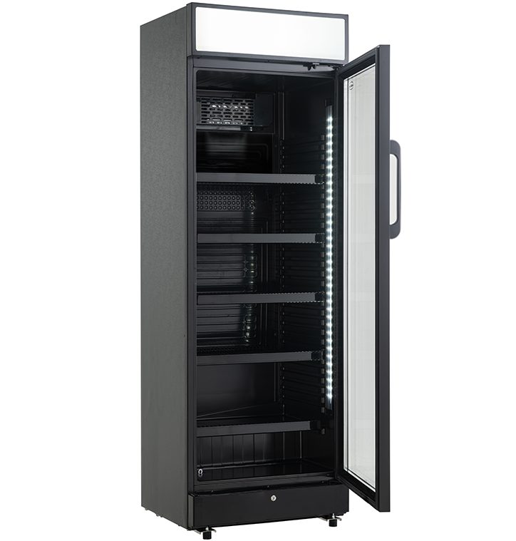 KOELKAST GLASDEUR 450L ZWART - Afbeelding 18
