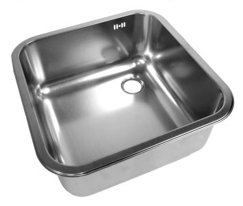 SPOELBAK 330X330X200 OVERFLOW