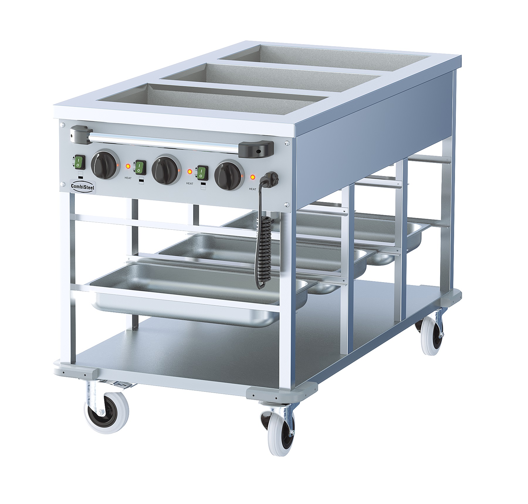 BAIN-MARIE TROLLEY 3/1 - Afbeelding 2