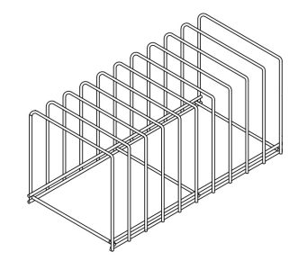 RVS DIENBLADENKORF 10