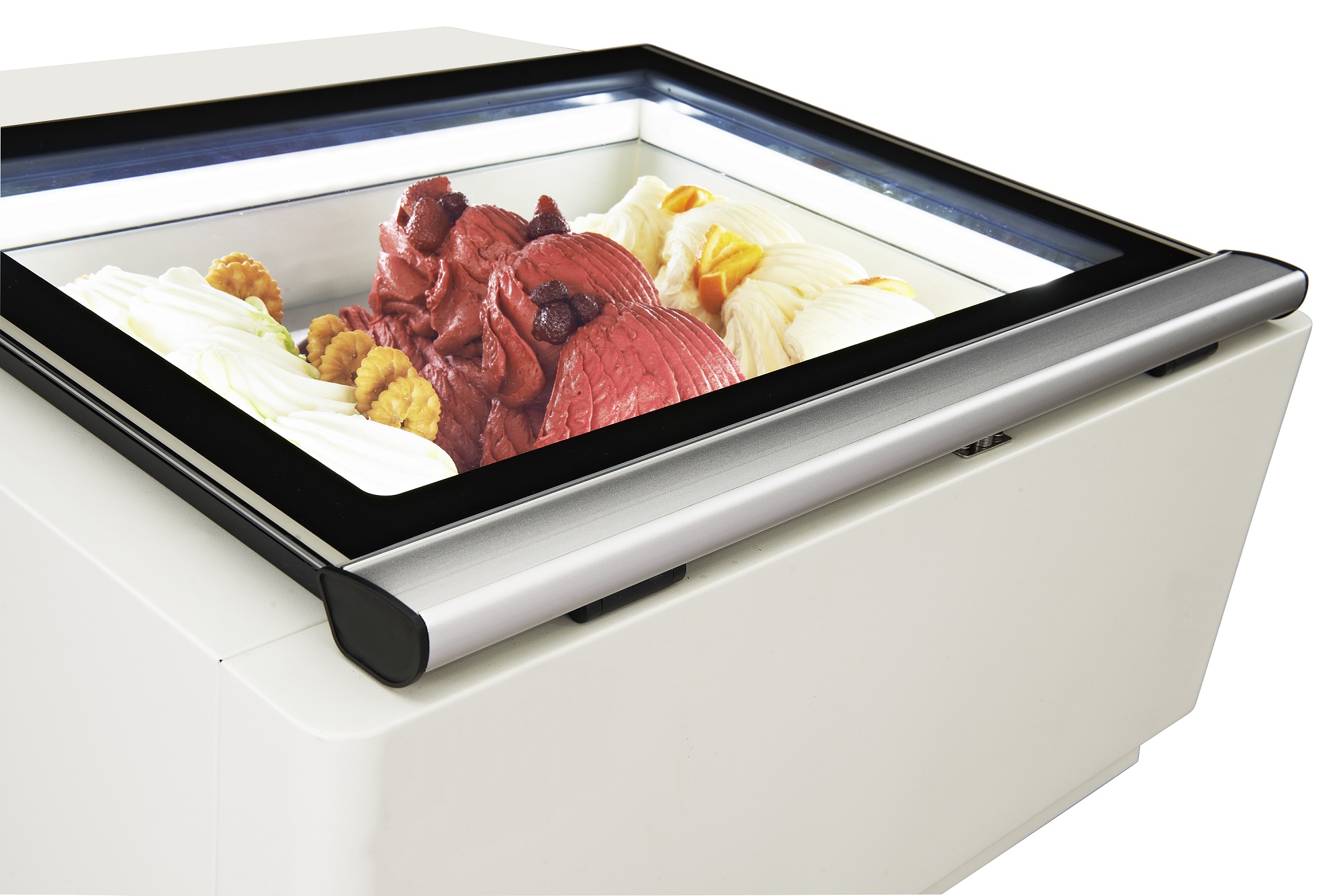 SCHEPIJSVITRINE WIT BED. ZIJDE - Afbeelding 3