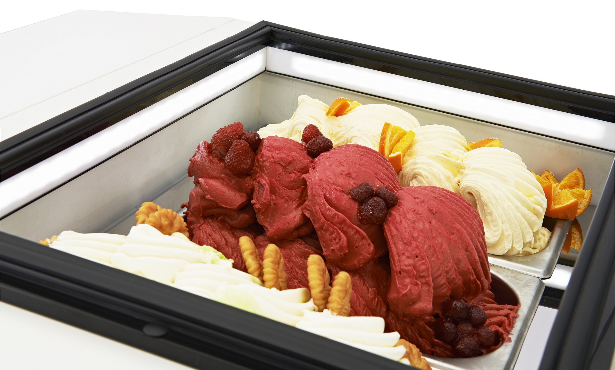 SCHEPIJSVITRINE WIT BED. ZIJDE - Afbeelding 4
