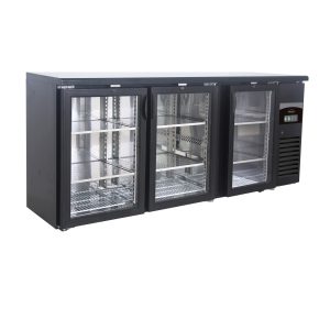 BARKOELER ZWART 3 GLASDEUREN