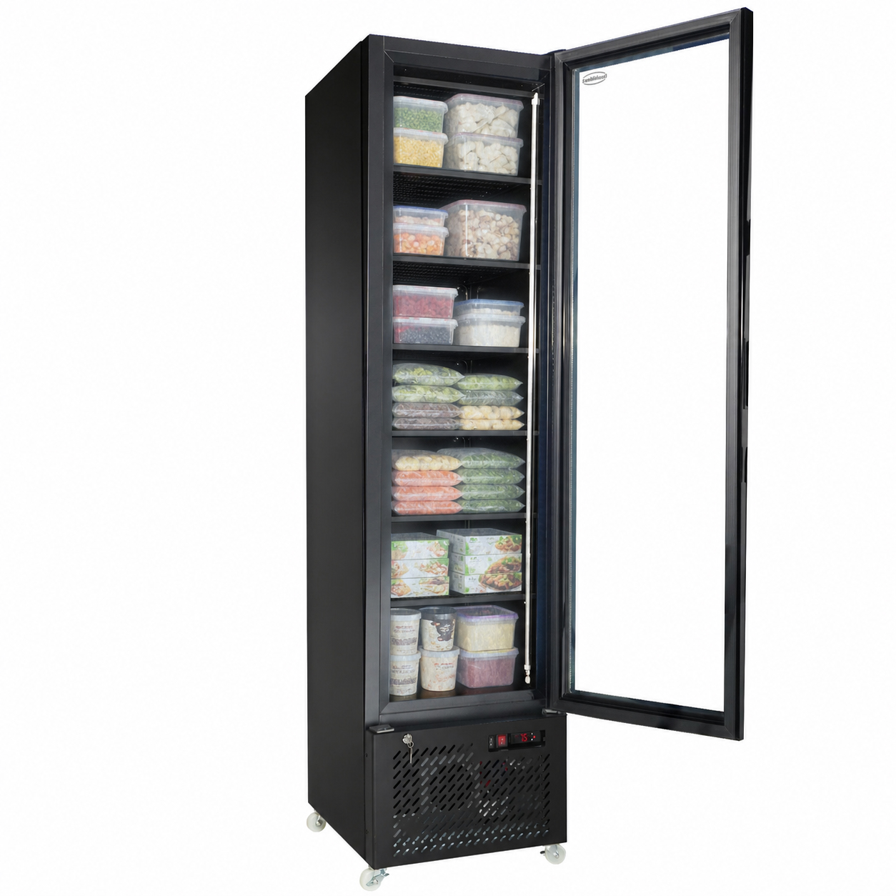VRIESKAST 1 GLASDEUR ZW 250L - Afbeelding 4