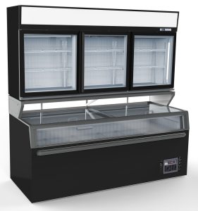 WANDVRIESKAST ZWART 3D