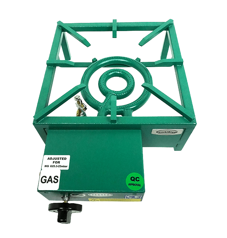 GAS WOKBRANDER VIERKANT 11KW - Afbeelding 11