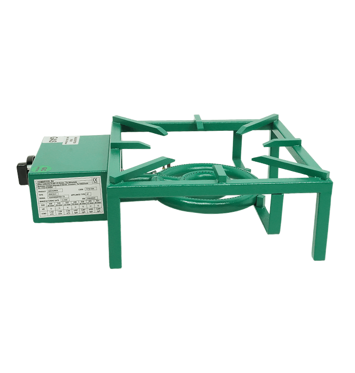 GAS WOKBRANDER VIERKANT 11KW - Afbeelding 4