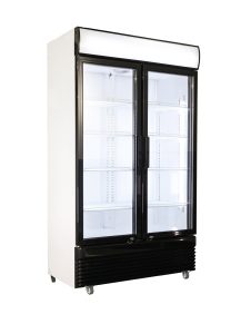 KOELKAST 2 GLASDEUREN 780L