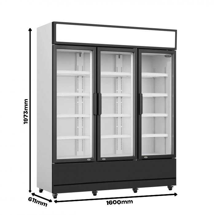KOELKAST 3 GLASDEUREN - Afbeelding 13