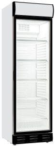 KOELKAST GLASDEUR 382L LINKS