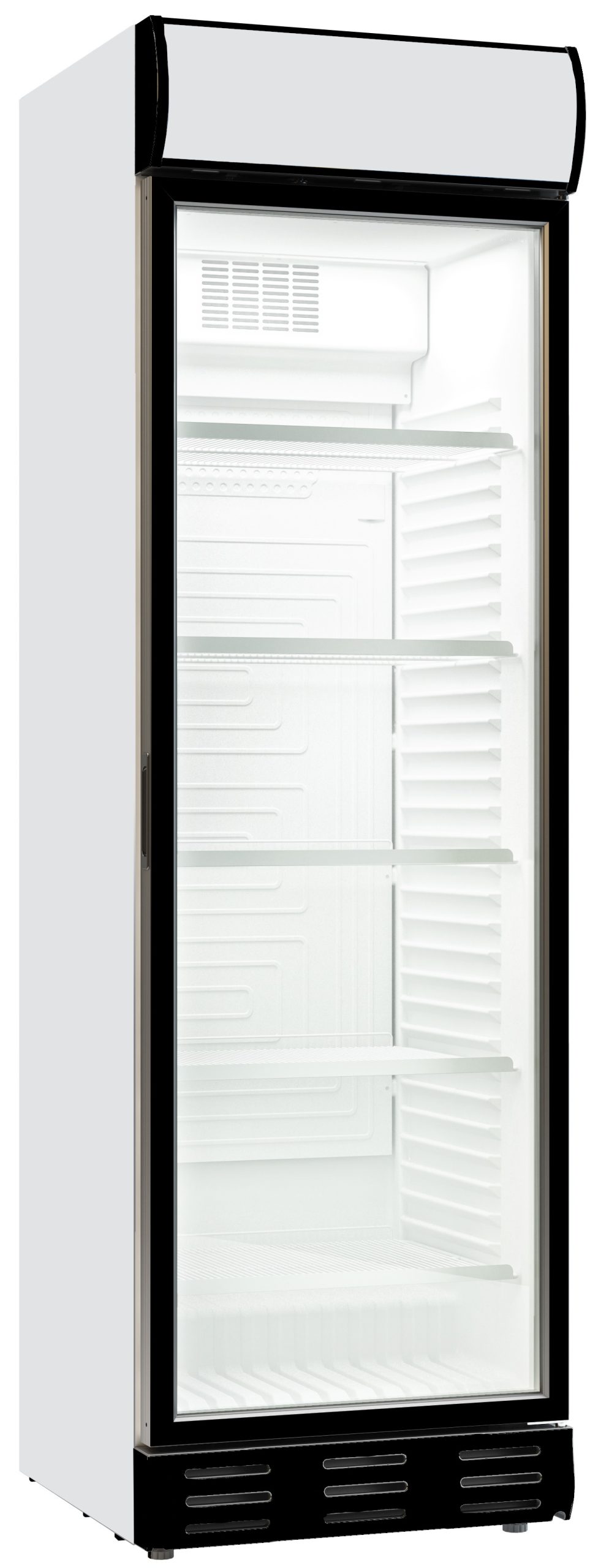 KOELKAST GLASDEUR 382L LINKS
