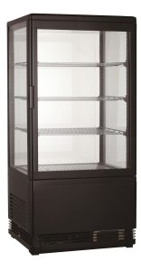 KOELVITRINE 68L ZWART