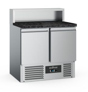 PIZZAWERKBANK 2D 5×1/6GN ZWART