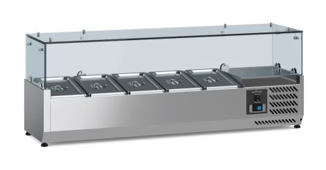 GEKOELDE OPZETVITRINE 1/4 GNx5