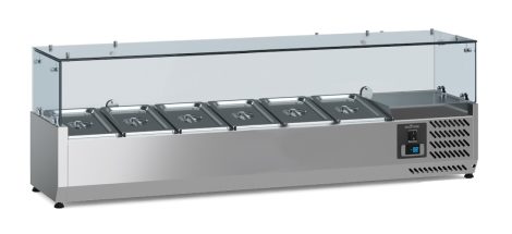 GEKOELDE OPZETVITRINE 1/4 GNx6
