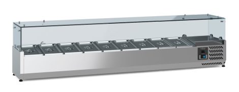 GEKOELDE OPZETVITRINE 1/3 GNx9